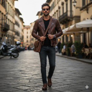 Brown Leather Jackets: The Ultimate Italian Outerwear