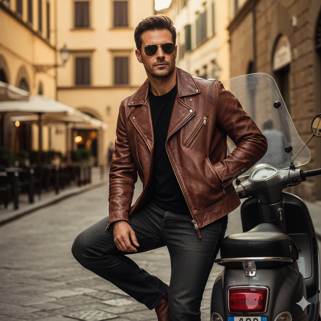 Brown Leather Jackets: The Ultimate Italian Outerwear