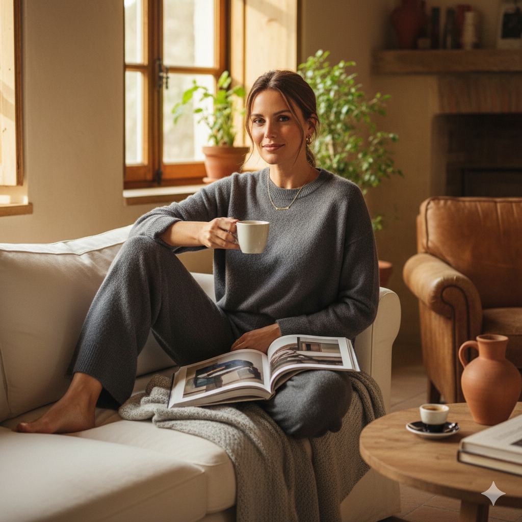 Cozy Matching Sets: The Italian Trend of Effortless Elegance