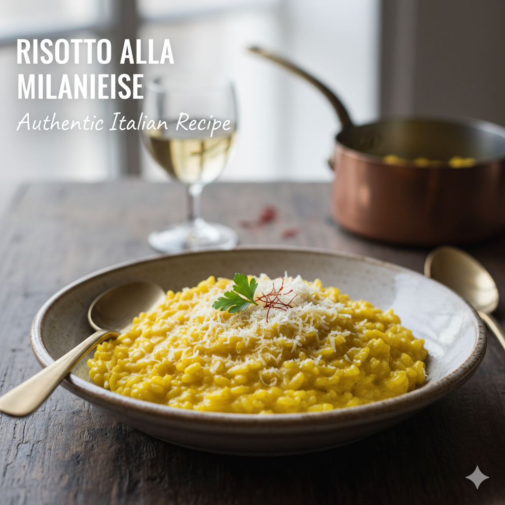 Risotto alla Milanese make a picture of this recipy